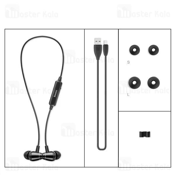 هندزفری بلوتوث بیسوس Baseus Encok S09 Wireless Sport Earphone NGS09-02 مگنتی ضد آب