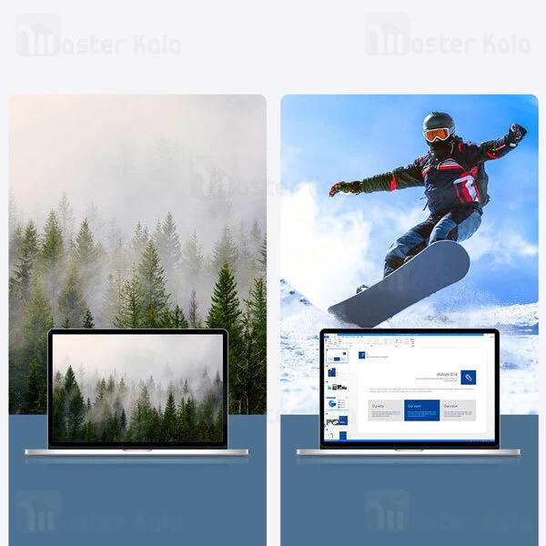 کابل تبدیل Baseus Enjoyment Type-C to VGA HUB Convertor