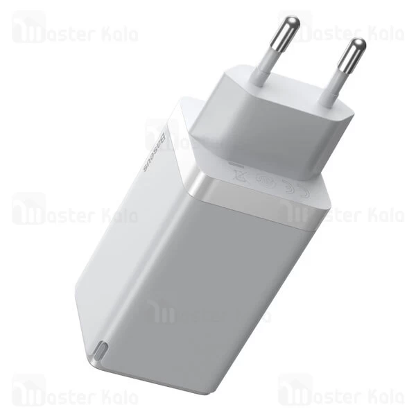 شارژر دیواری Baseus GaN2 Pro QC4+ Dual Type-C and USB A CCGAN2P-B01 65w