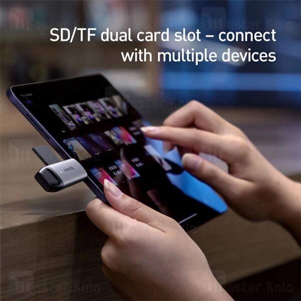 رم ریدر Baseus Lentil-Cabin Card Reader Space CADKQ-B0G