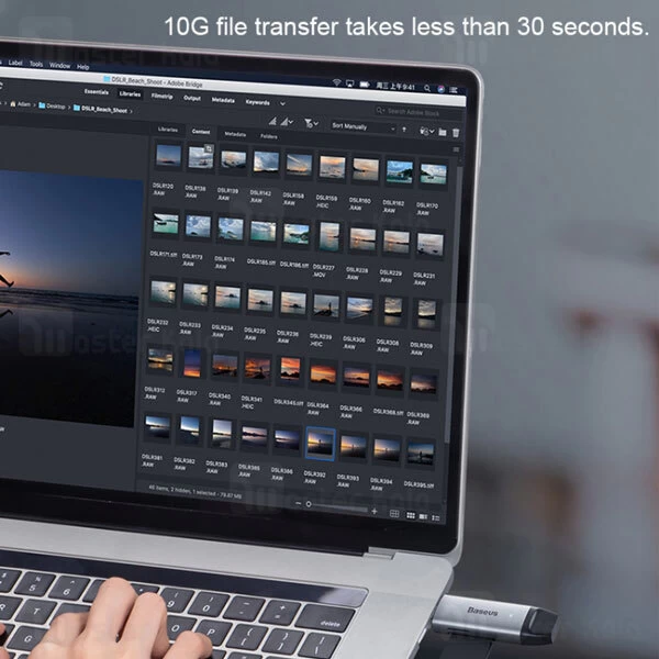 رم ریدر Baseus Lentil-Cabin Card Reader Space CADKQ-B0G