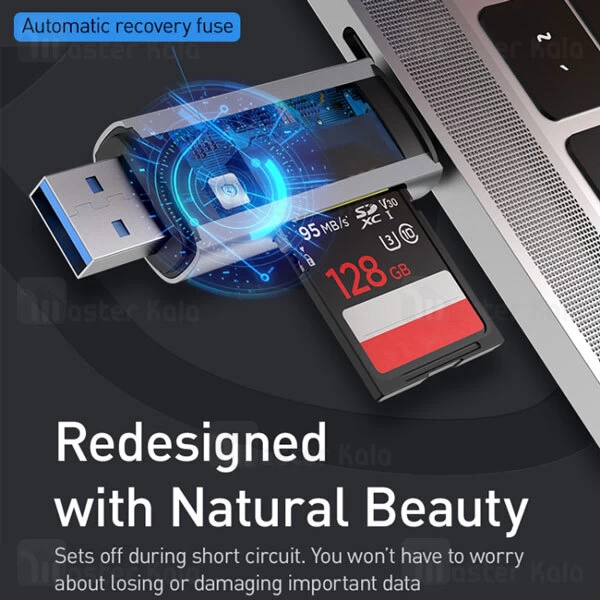 رم ریدر Baseus Lentil-Cabin Card Reader Space CADKQ-B0G