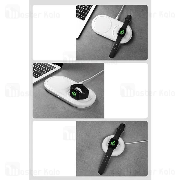 شارژر وایرلس Baseus Planet 2in1 Cable Winder Wireless Qi WXPL-B01 10w