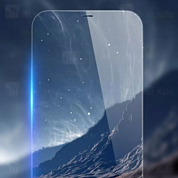 پک 2 تایی محافظ صفحه شیشه ای تمام صفحه بیسوس Baseus SGAPIPH54N-FM02 Apple iPhone 12 Mini Green Glass