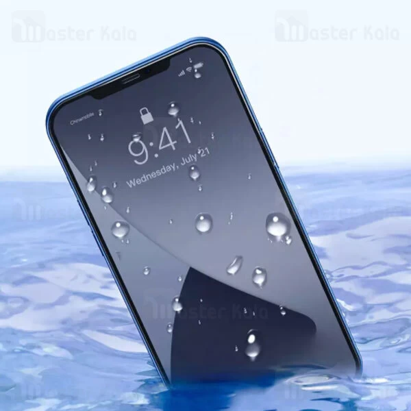 پک 2 تایی محافظ صفحه شیشه ای تمام صفحه بیسوس Baseus SGAPIPH54N-FM02 Apple iPhone 12 Mini Green Glass