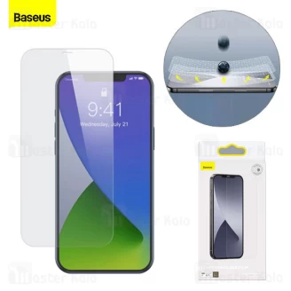 پک 2 تایی محافظ صفحه شیشه ای تمام صفحه Baseus SGAPIPH61P-FM02 Apple iPhone 12 / 12 Pro Glass
