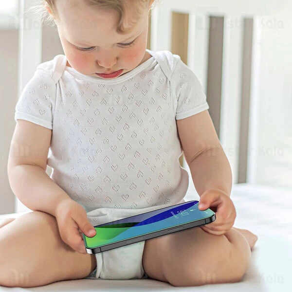 پک 2 تایی محافظ صفحه شیشه ای ضد اشعه بیسوس Baseus SGAPIPH67N-LP02 iPhone 12 Pro Max Green Glass