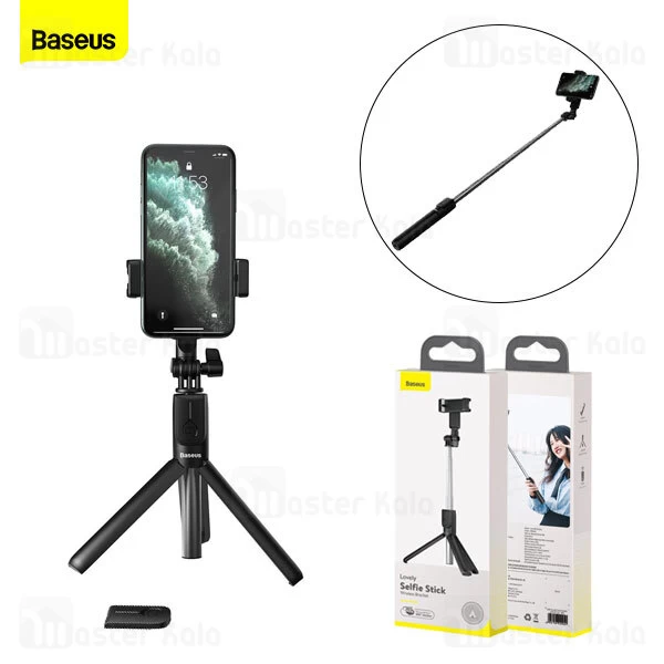 مونوپاد و سه پایه شاتر دار بیسوس Baseus SUDYZP-F01 Lovely Selfie Stick Wireless Bracket مدل تلسکوپی