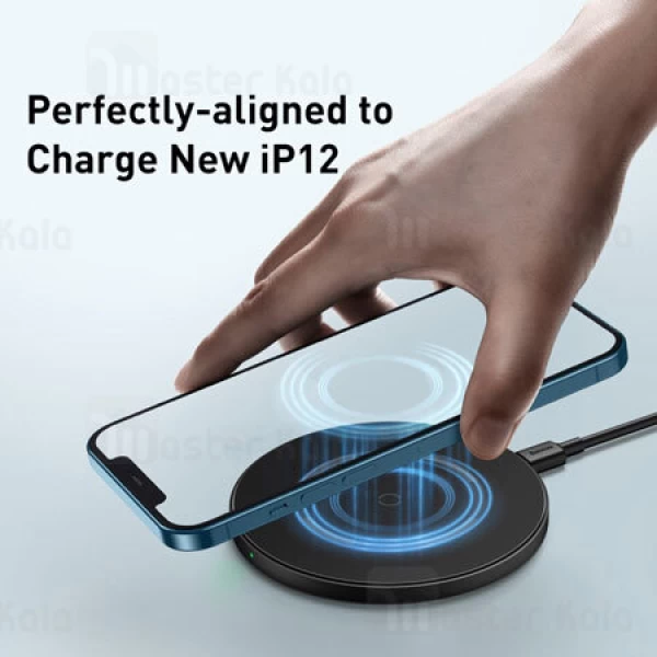 شارژر وایرلس Baseus Simple Magnetic Wireless Charger WXJK-E01 15w
