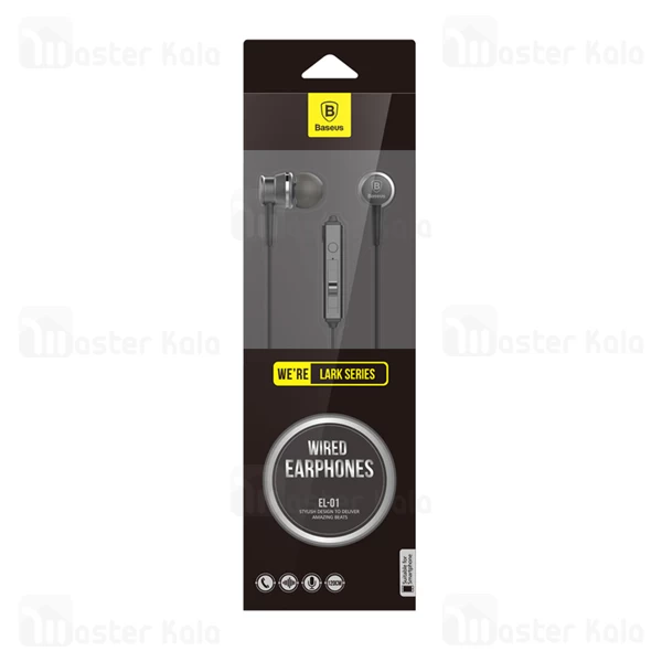 هندزفری سیمی بیسوس Baseus WEBASEEJ-LA0G Lark Series Wired Earphones 
