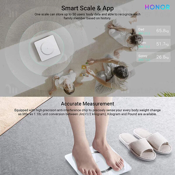 ترازو هوشمند هانر Honor Smart Scale 2 DEXA Standard