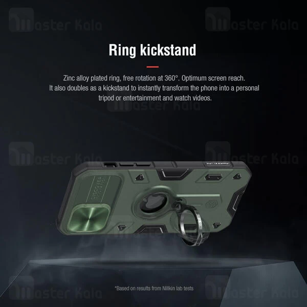 گارد محافظ ضد ضربه نیلکین Apple iPhone 12 Pro Max Nillkin CamShield Armor Case دارای محافظ دوربین