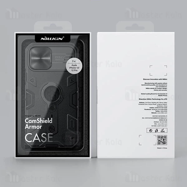 گارد محافظ ضد ضربه نیلکین Apple iPhone 12 Pro Max Nillkin CamShield Armor Case دارای محافظ دوربین