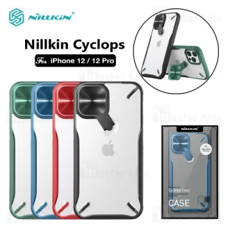 قاب محافظ نیلکین آیفون Apple iPhone 12 / 12 Pro Nillkin Cyclops Case دارای استند و محافظ دوربین