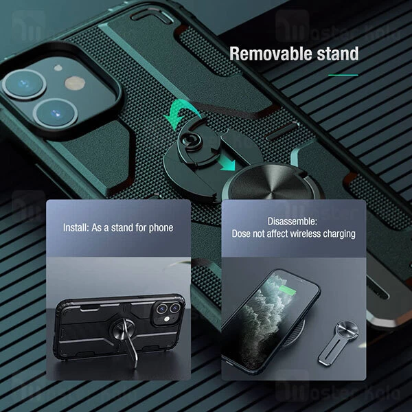 قاب چرمی Apple iPhone 12 Mini Nillkin Aoge Leather Case