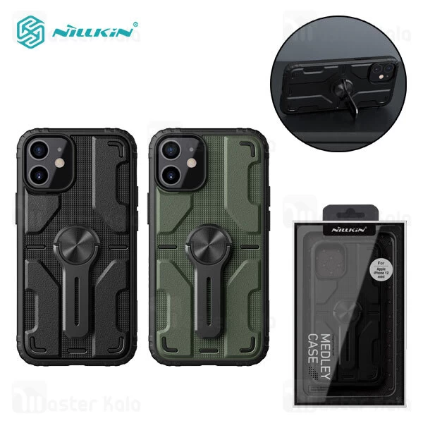 قاب چرمی Apple iPhone 12 Mini Nillkin Aoge Leather Case