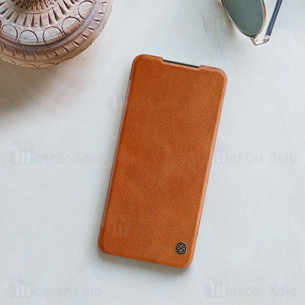کیف چرمی نیلکین شیائومی Xiaomi Poco X3 Pro / Poco X3 NFC / Poco X3 Nillkin Qin Leather Case