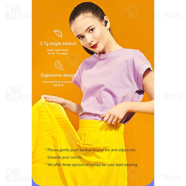 هندزفری بلوتوث دوگوش کیو سی وای Xiaomi QCY T10 True Wireless Earphones