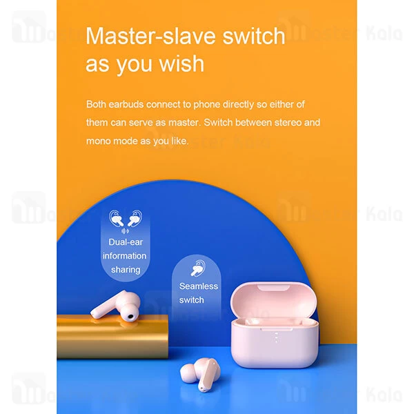 هندزفری بلوتوث دوگوش کیو سی وای Xiaomi QCY T10 True Wireless Earphones