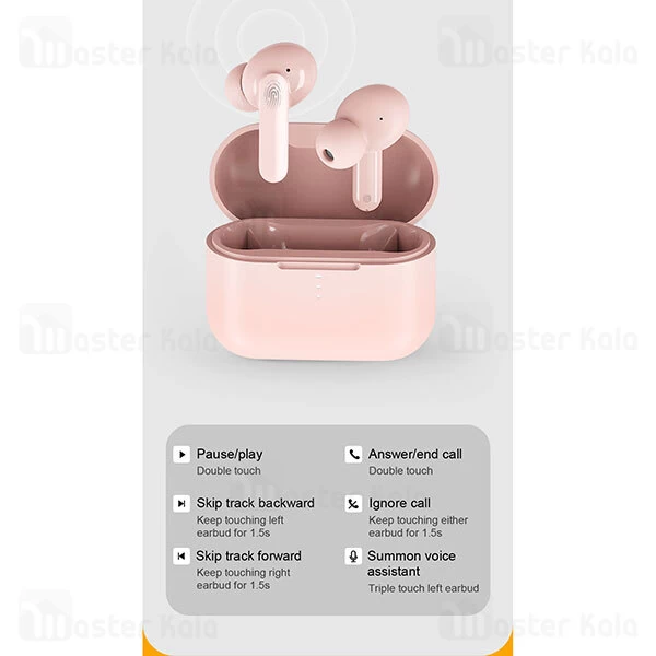 هندزفری بلوتوث دوگوش کیو سی وای Xiaomi QCY T10 True Wireless Earphones