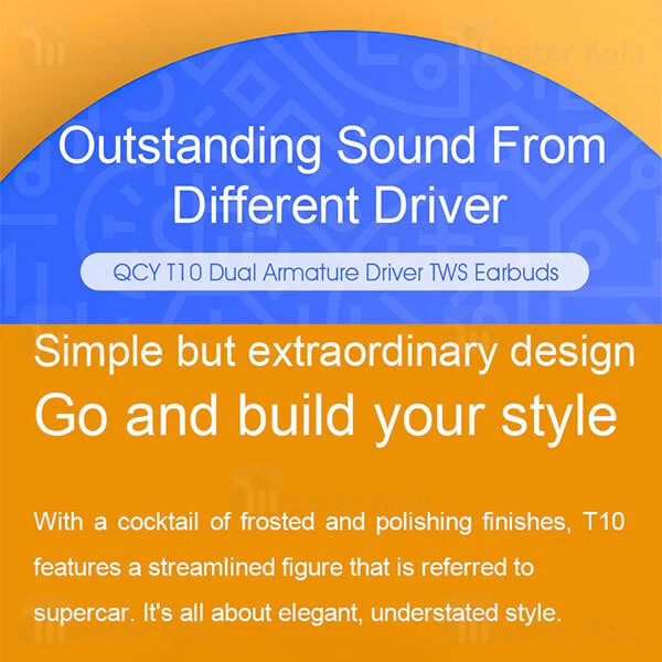هندزفری بلوتوث دوگوش کیو سی وای Xiaomi QCY T10 True Wireless Earphones