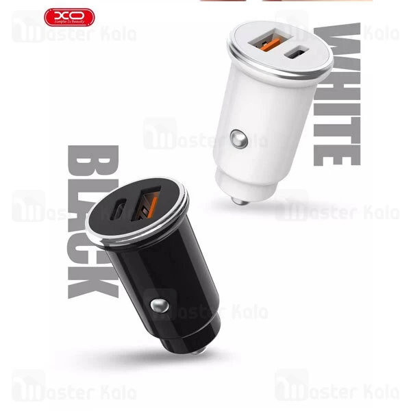 شارژر فندکی XO CC25 Mini Smart Car Charger PD and QC 3.0
