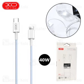 کابل Type C به Type C ایکس او XO NB124 PD 40W 1m توان 40 وات طول 1 متر