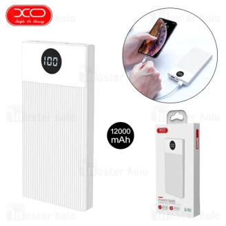 پاوربانک 12000 ایکس او XO PB93 Digital Display Power Bank توان 2 آمپر