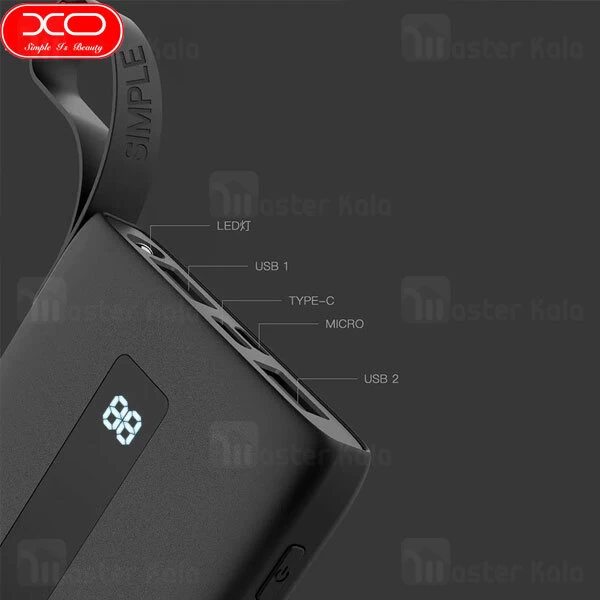 پاوربانک 20000 ایکس او XO PR-104 Digital Display Power Bank توان 2 آمپر