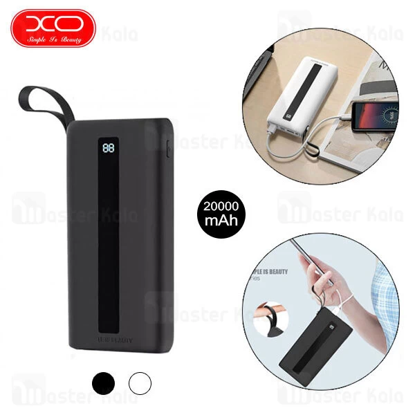 پاوربانک 20000 ایکس او XO PR-104 Digital Display Power Bank توان 2 آمپر