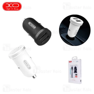 شارژر فندکی ایکس او XO TZ08 Dual USB Car Charger همراه با کابل توان 2.1A