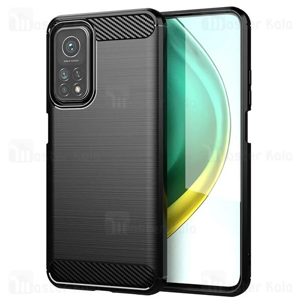 قاب محافظ ژله ای Xiaomi Mi 10T 5G Fiber Carbon Rugged Armor Case