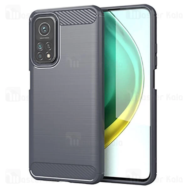 قاب محافظ ژله ای Xiaomi Mi 10T 5G Fiber Carbon Rugged Armor Case