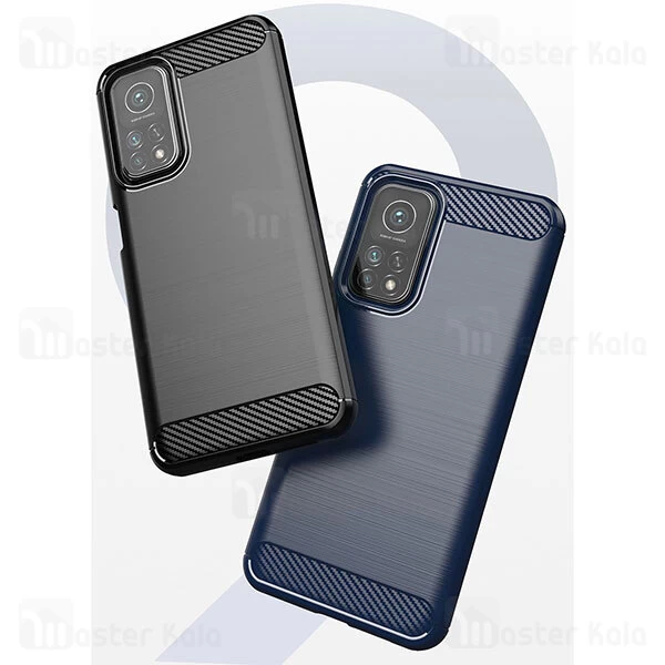 قاب محافظ ژله ای Xiaomi Mi 10T 5G Fiber Carbon Rugged Armor Case