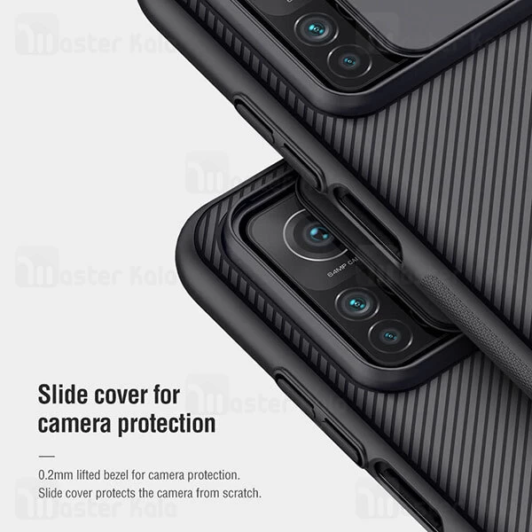 قاب محافظ نیلکین Xiaomi Mi 10T / 10T Pro / K30s Ultra Nillkin CamShield Case دارای محافظ دوربین