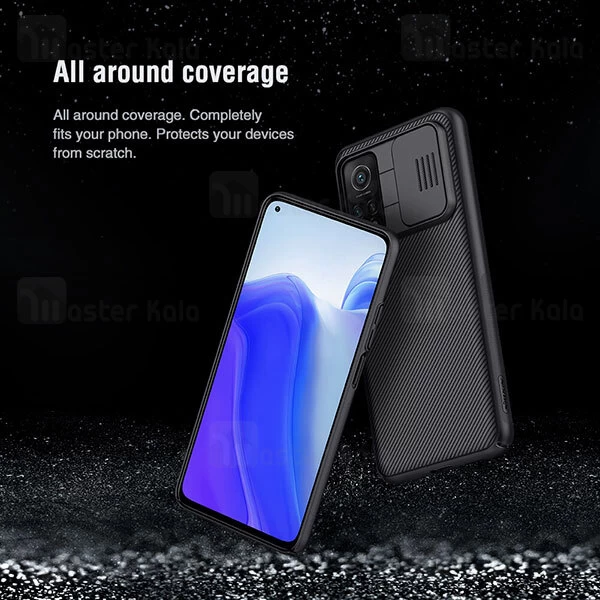قاب محافظ نیلکین Xiaomi Mi 10T / 10T Pro / K30s Ultra Nillkin CamShield Case دارای محافظ دوربین