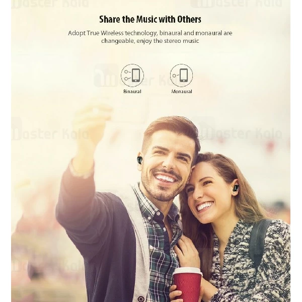 هندزفری بلوتوث دو تایی اوی Awei T5 Tws Wireless Earphone همراه داک شارژ