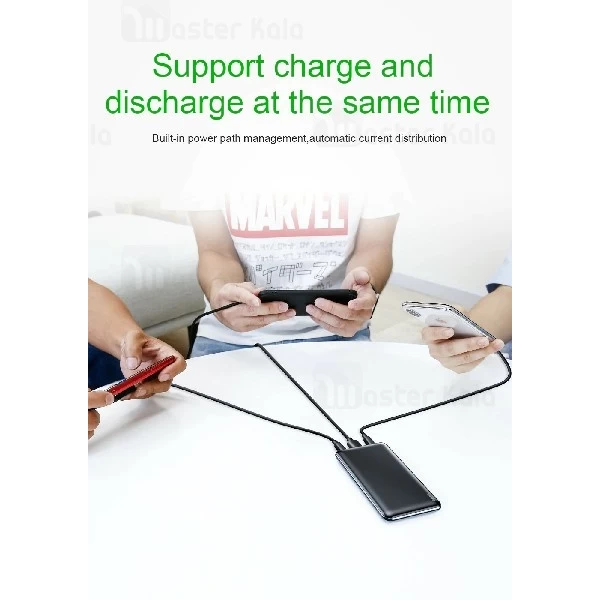 پاوربانک 10000 میلی آمپر بیسوس Baseus simbo smart PD دو پورت با توان 3 آمپر