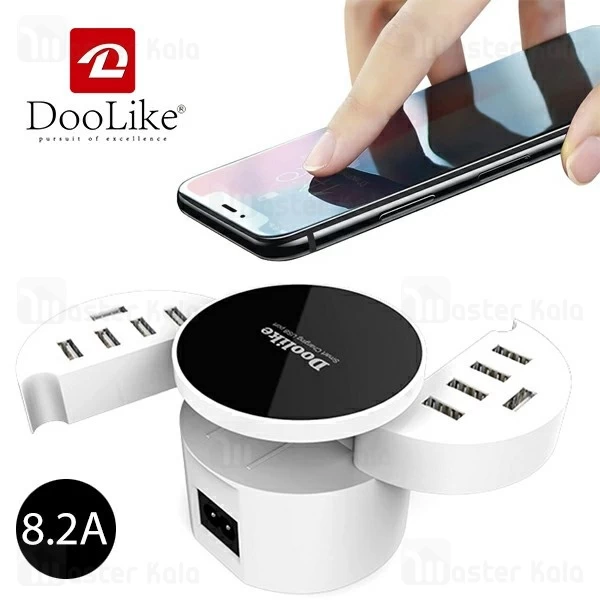 هاب شارژر وایرلس دولایک Doolike DL-CDA16 10 Port USB Charger ده پورت