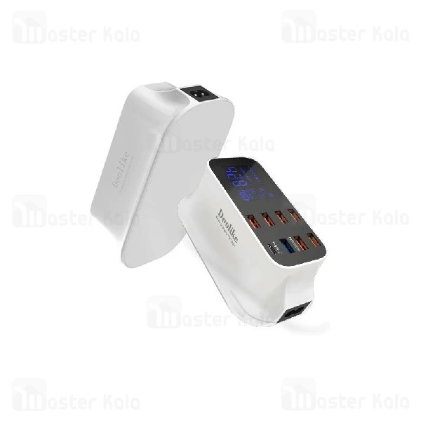 هاب شارژر فست شارژ QC3.0 دولایک Doolike DL-CH17Q USB Charger هشت پورت