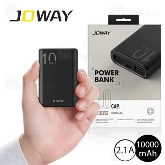پاوربانک 10000 میلی آمپر جووی Joway JP-191 دو پورت با توان 2.1 آمپر