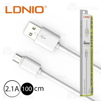 کابل میکرو یو اس بی الدینیو LDNIO SY-03 توان 2.1 آمپر و طول 1 متر