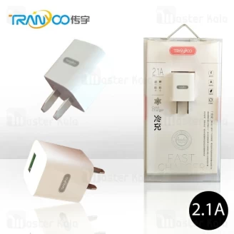 شارژر دیواری آیفونی ترانیو Tranyoo Charge Fast Kit با توان 2.1 آمپر