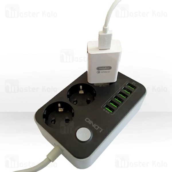 شارژر دیواری فست شارژ QC 3.0 ترانیو Tranyoo SE4 توان 3.6 آمپر با کابل همراه