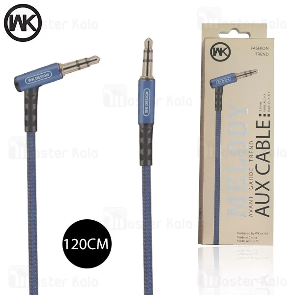 کابل انتقال صدا Aux دبلیو کی WK WDC-072 Audio Cable به طول 1.2 متر