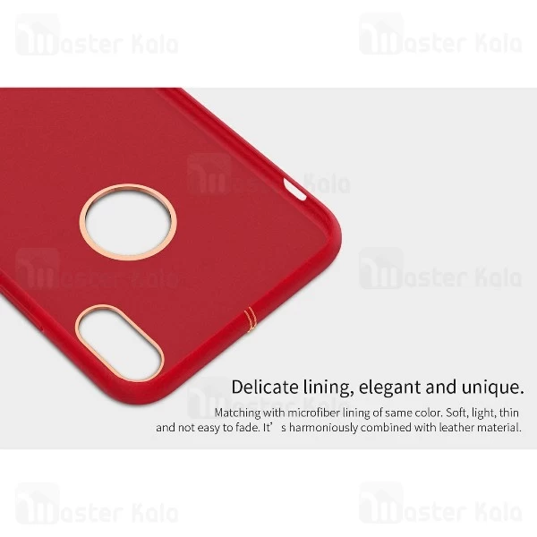 قاب محافظ چرمی نیلکین آیفون Apple iPhone X / XS Nillkin Englon Leather