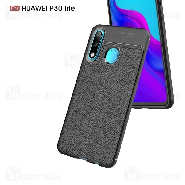 قاب طرح چرم Huawei Nova 4e / P30 Lite Auto Focus Jelly Case