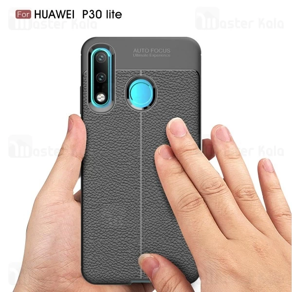 قاب طرح چرم Huawei Nova 4e / P30 Lite Auto Focus Jelly Case