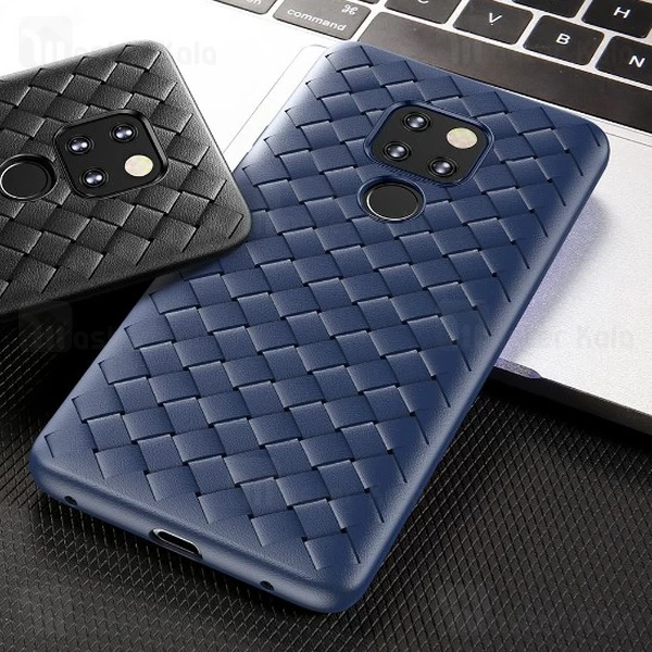 قاب طرح چرم و حصیری Huawei Mate 20 Baseus Weaving WIHWMATE20-BV01