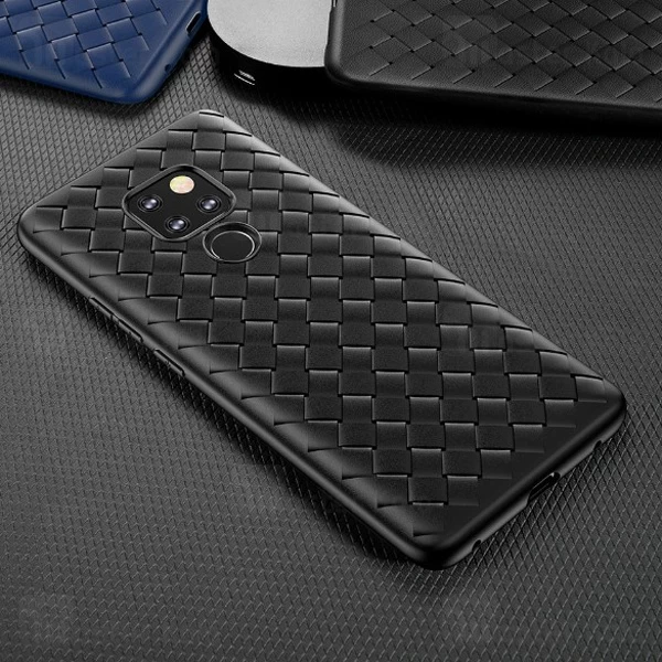 قاب طرح چرم و حصیری Huawei Mate 20 Baseus Weaving WIHWMATE20-BV01